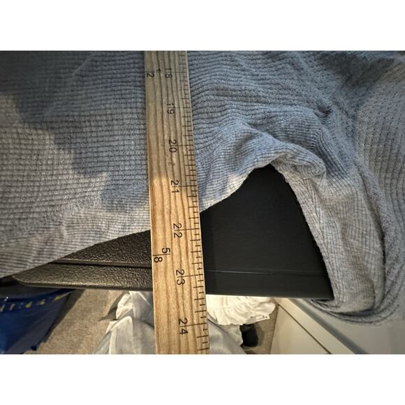 We The Free People Small Women Pullover Grey T-shirt Long Sleeve Boho K12-2 - Picture 5 of 7